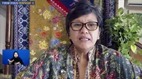 Wakil Ketua MPR RI Lestari Moerdijat saat membuka diskusi daring bertema RUU Penghapusan Kekerasan Seksual (Mewujudkan Kebijakan Berbasis Bukti dalam Proses Legislasi) yang digelar Forum Diskusi Denpasar 12, Rabu (28/7/2021). (Ist)