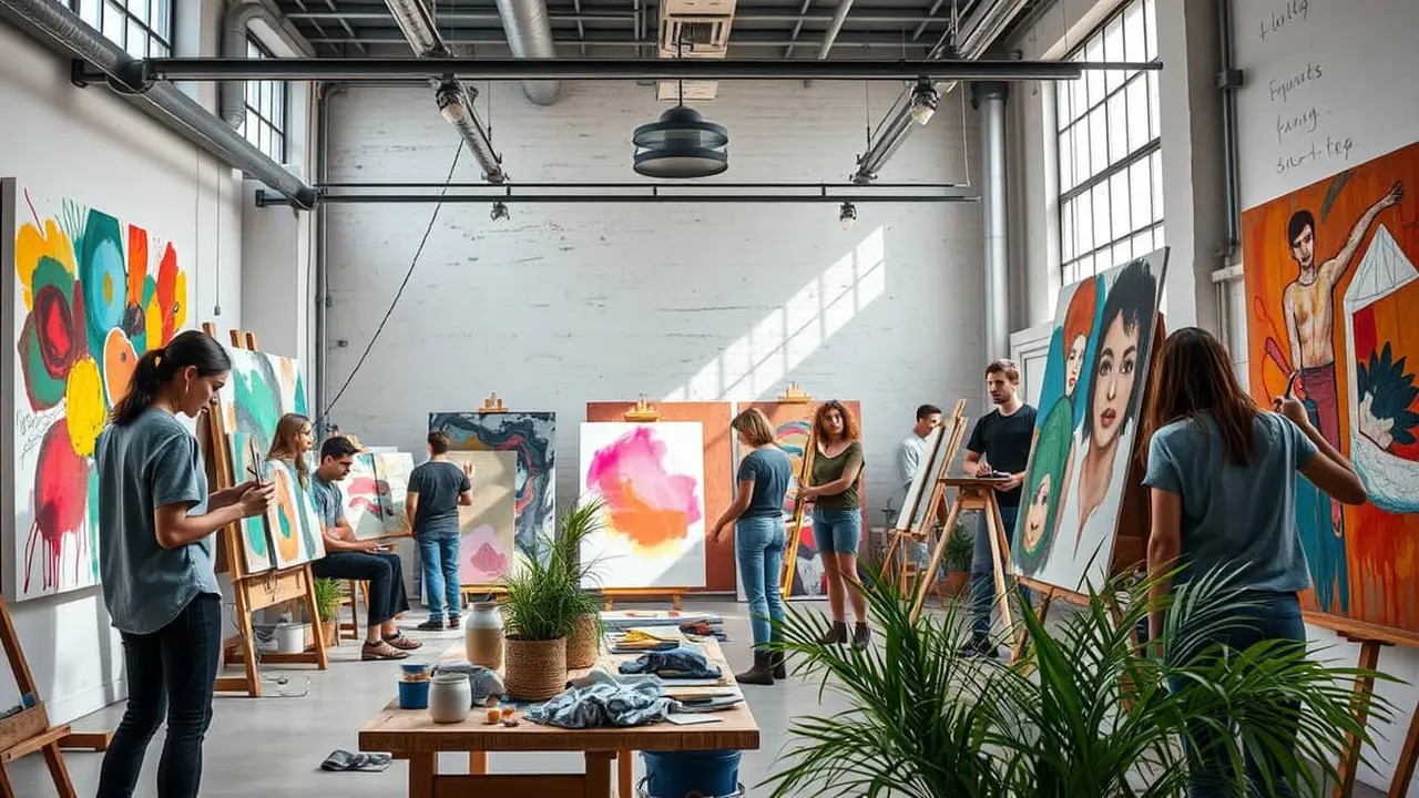 10 contoh seni rupa modern
