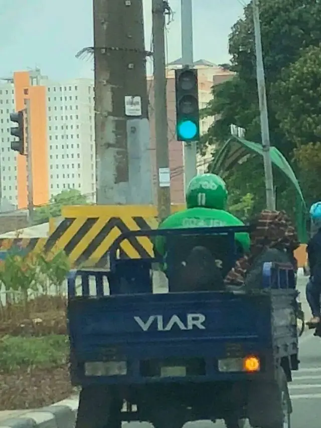 Kumpulan Potret Driver Ojol Gunakan Kendaraan Unik Selain Sepeda Motor (ist)