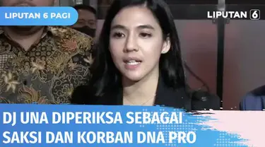 DJ Una diperiksa terkait kasus robot trading DNA Pro. Dirinya diperiksa sebagai saksi dan korban. DJ Una mengaku menginvestasikan uang Rp 1,5 miliar dan mengalami kerugian sekitar Rp 900 juta.