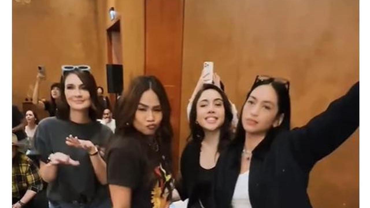 8 Potret Artis di Ultah Suami Ayu Dewi, Tampil Stylish Bertema 'Music Fest'