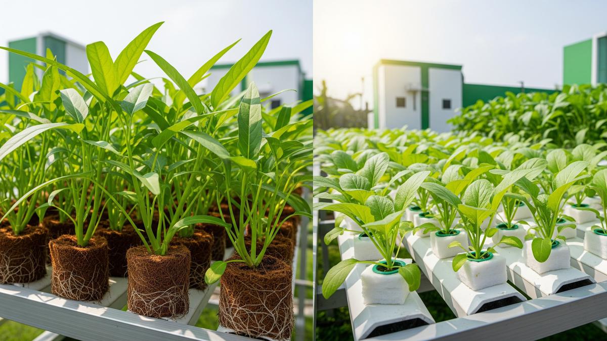 Cocopeat vs Rockwool: Mana Media Tanam Paling Efisien untuk Sayuran Daun?