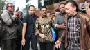Mantan Menteri Pertanian (Mentan) Syahrul Yasin Limpo usai mengikuti sidang perdana di Pengadilan Tipikor Jakarta, Rabu (28/2/2024). (Liputan6.com/Angga Yuniar)