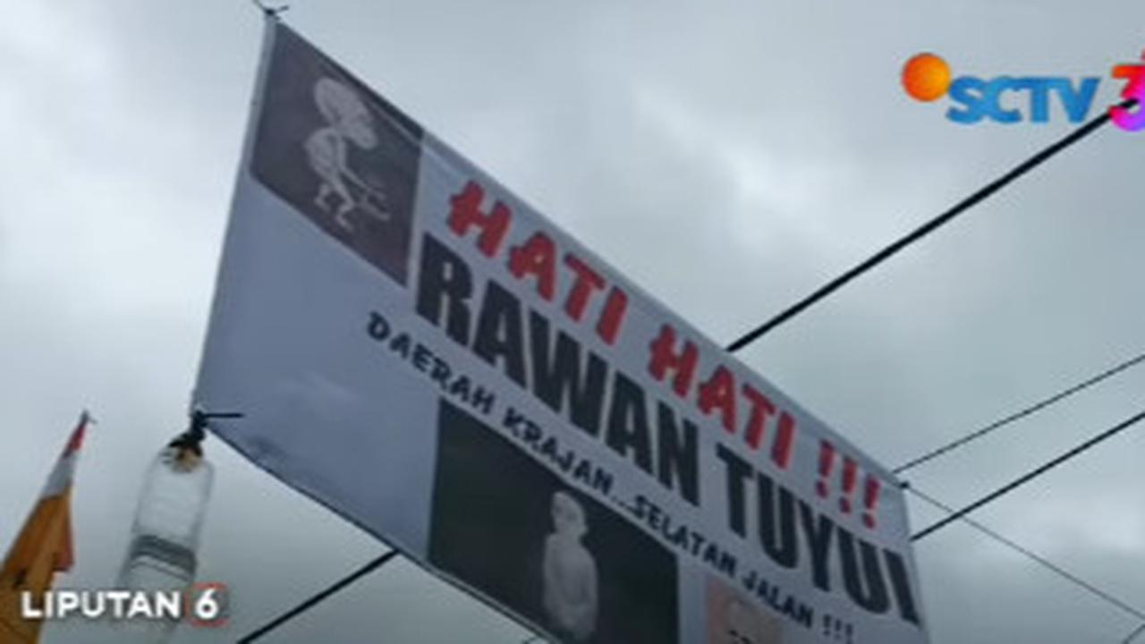 Heboh Warga Satu Dusun Hilang Duit Ramai-Ramai Pasang Spanduk 'Hati-hati Rawan Tuyul