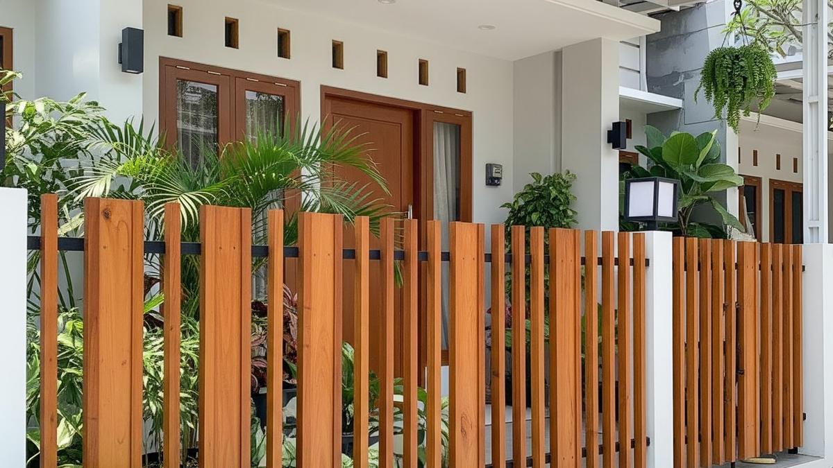 7 Model Pagar Rumah Kecil Depan Teras yang Bikin Fasad Rumah Terlihat Lebih Modern