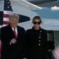 Penampilan perpisahan Presiden AS Donald Trump dan Ibu Negara Melania Trump di Joint Base Andrews, Maryland. Dok: White House