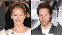 Jennifer Lawrence dan Gabe Polsky. (sumber:aceshowbiz)