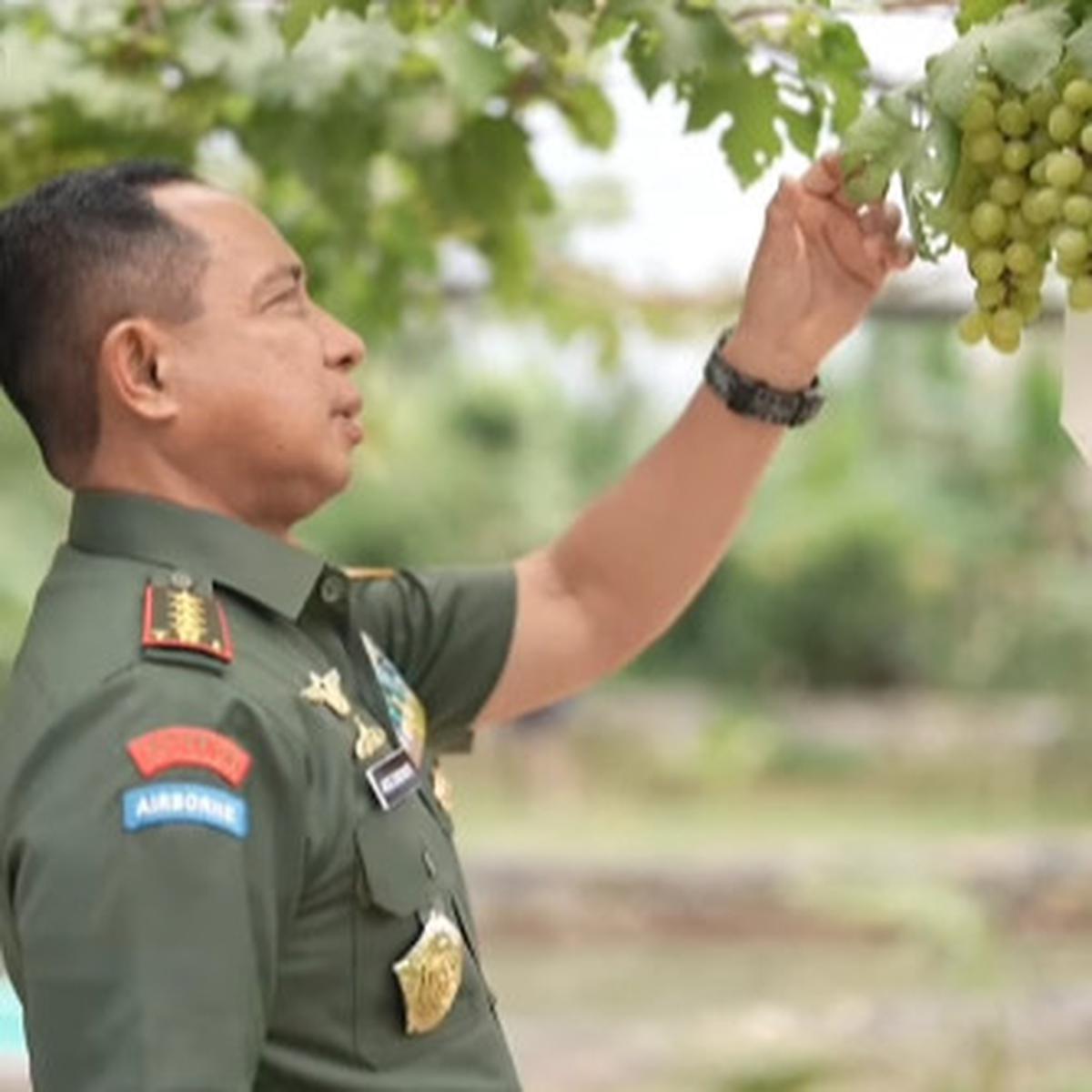 Jenderal Agus SUbiyanto Hobi Berkebun