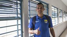 Pemain Persib Bandung, Aron Da Silva. (Bola.com/Vitalis Yogi Trisna)