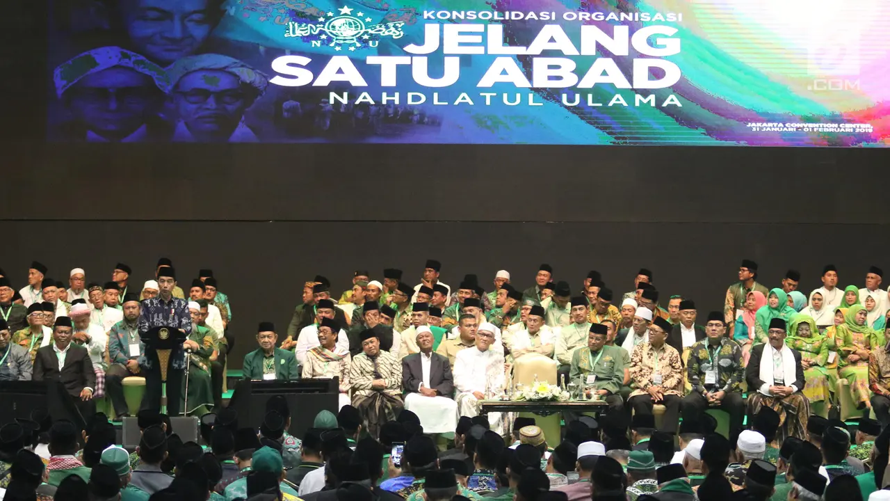 Pukul Bedug, Jokowi Buka Harlah ke-93 NU