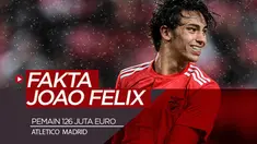 Berita video fakta-fakta menarik soal Joao Felix, pemain termahal Atletico Madrid.