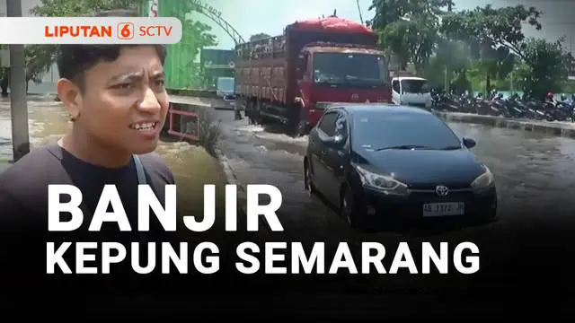 Banjir mengepung Kota Semarang, Jawa Tengah, musibah ini disebabkan hujan lebat yang diperparah siklus air pasang laut atau rob. Sejumlah infrastruktur terendam termasuk kawasan utama pelabuhan.