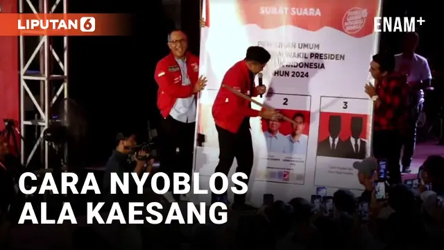 Kaesang Berikan Contoh Nyoblos