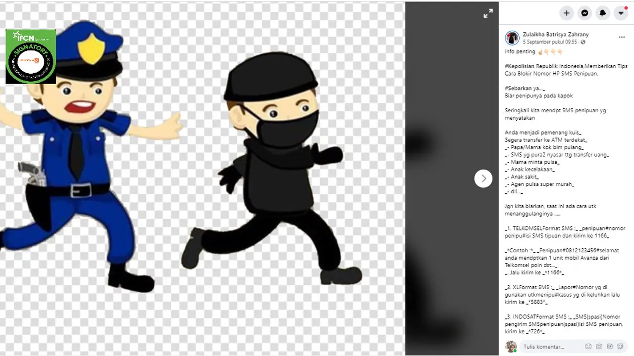 Penelusuran Klaim Polri Kasih Tips Cara Blokir Nomor SMS Penipuan