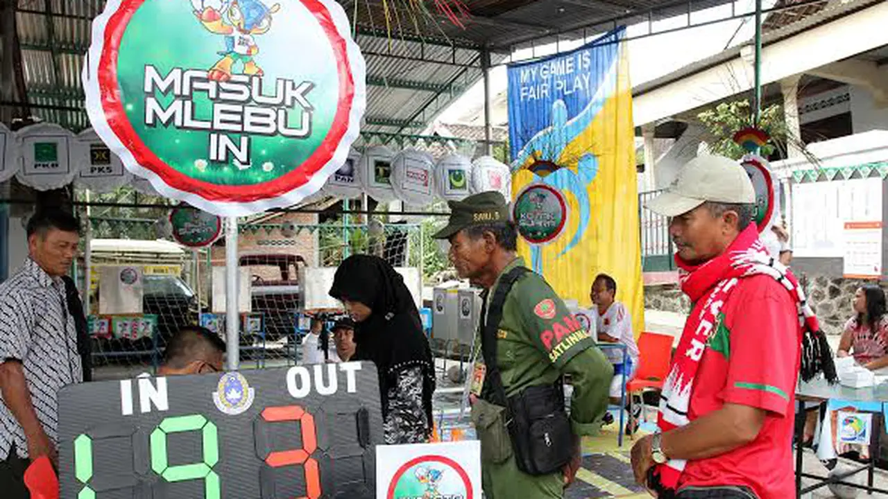Gairahkan Pemilih, TPS di Solo Bernuansa Piala Dunia