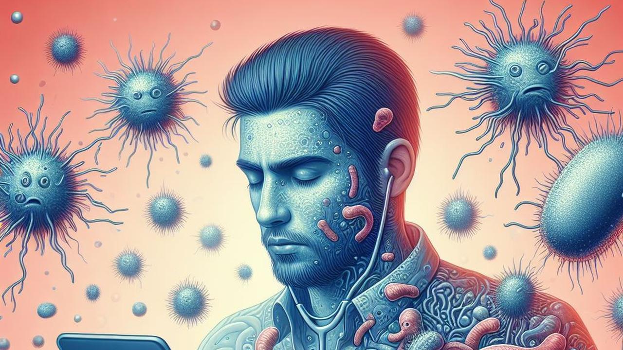 Ilustrasi Infeksi Bakteri