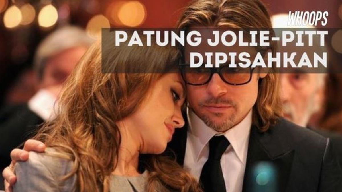 WHOOPS: Belum Resmi Cerai, Patung Lilin Angelina Jolie dan Brad Pitt