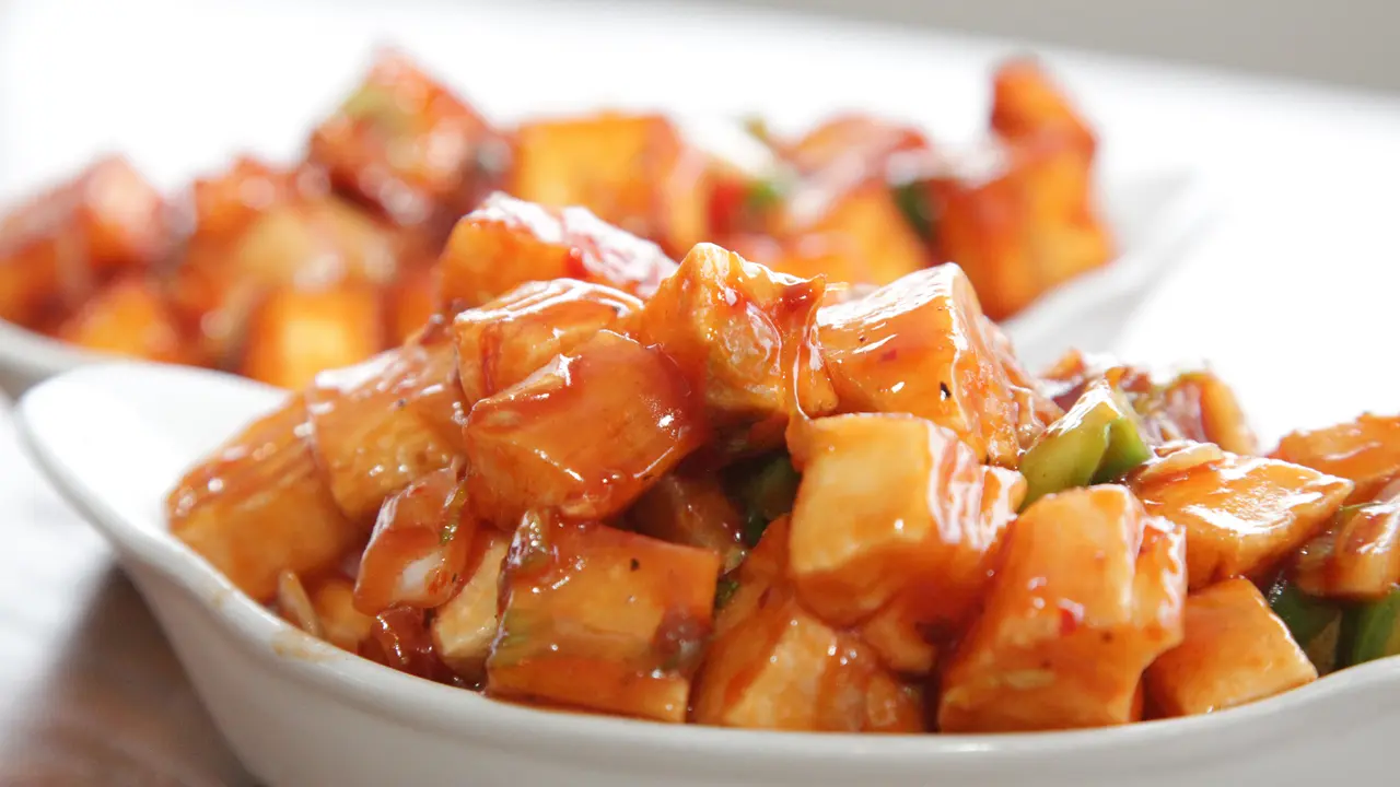 resep kentang asam manis