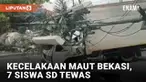 Kecelakaan maut terjadi di Jl. Sultan Agung, Kota Baru, Bekasi Barat pada Rabu (31/8/2022) pagi pukul 10.30 WIB. Truk tronton menabrak sejumlah kendaraan dan warga yang beraktifitas. Sebanyak 7 dari 10 orang yang tewas adalah anak sekolah dasar (SD)