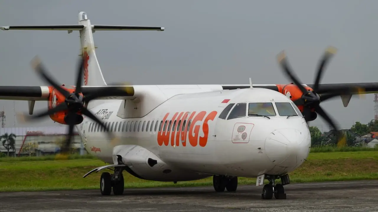 Pesawat Maskapai penerbangan Wings Air di Bandara Pondok Cabe, Tangerang Selatan yang siap terbang pada Jumat, 5 Agustus 2022. Dok Wings Air