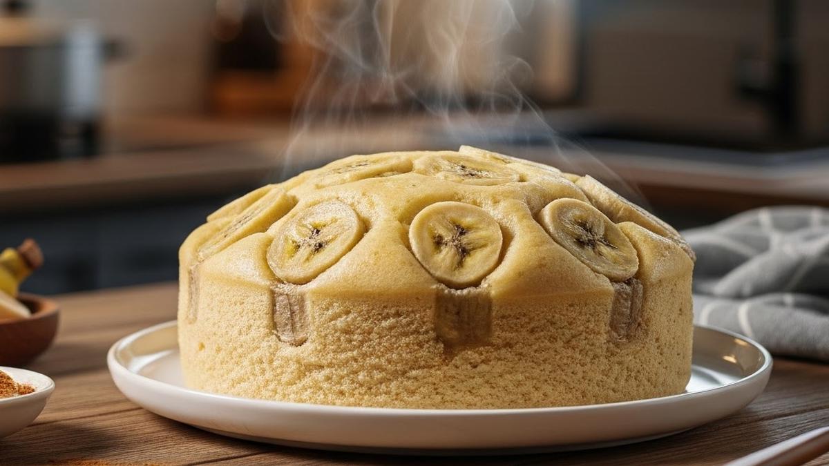 Resep Bolu Pisang Kukus 2 Telur Takaran Sendok yang Lembut dan Lezat