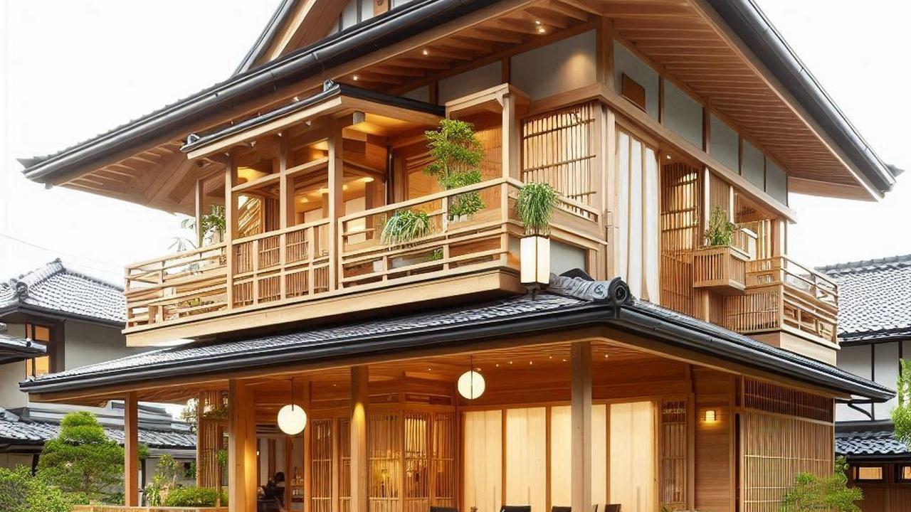 Desain RUmah Kayu 2 Lantai yang Estetik dan Adem