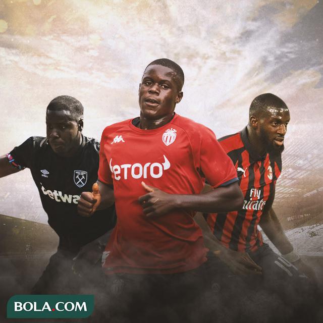 Ilustrasi - Kurt Zouma, Malang Sarr, Tiemoue Bakayoko