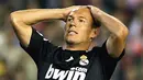 Real Madrid's Dutch Arjen Robben reacts during their Spanish league match against Valencia FC at Mestalla Stadium, on May, 9 2009 in Valencia. AFP PHOTO/JAIME REINA