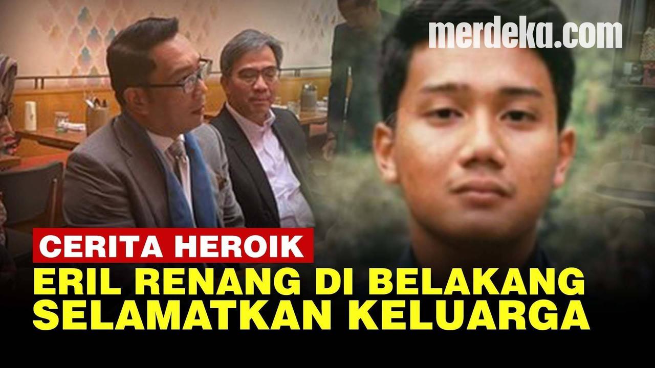 VIDEO: Heroiknya Anak Ridwan Kamil, Pastikan Adik & Keponakan Selamat di Sungai Swiss