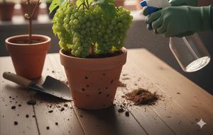 cara menanam anggur dalam pot (Gemini)