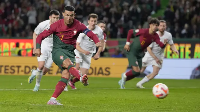 Foto: Momen Cristiano Ronaldo Cetak Rekor Baru saat Portugal Sikat Liechtenstein di Kualifikasi Euro 2024