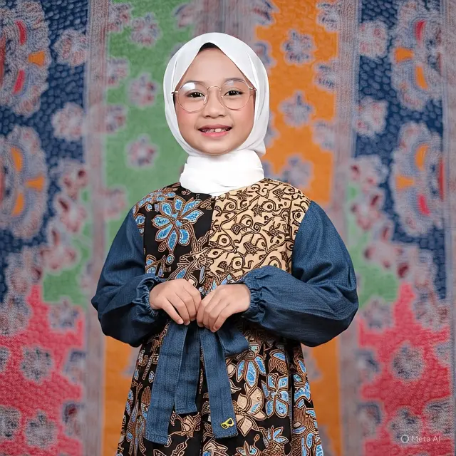 Model Gamis Batik Anak Perempuan Modern