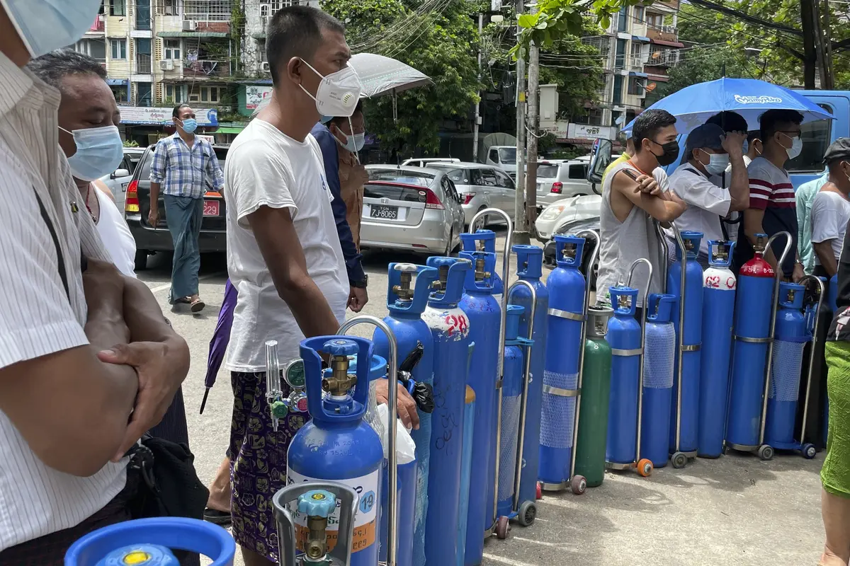 Oksigen Langka di Myanmar