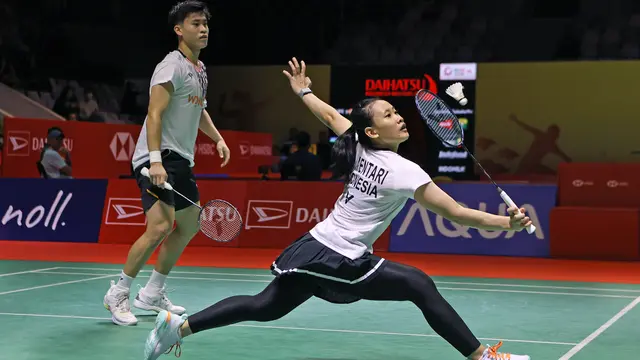 Verrell Yustin Mulia/Pitha Haningtyas Mentari - Indonesia Masters 2025 - Bulu Tangkis