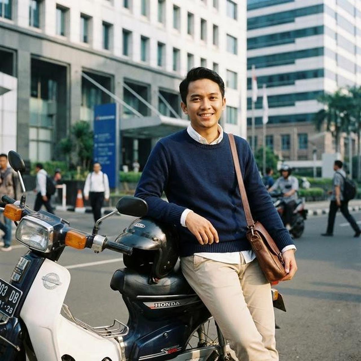 7 Outfit Kantor yang Tetap Rapi Meski Naik Motor, Tampil Profesional Tanpa Ribet di Perjalanan