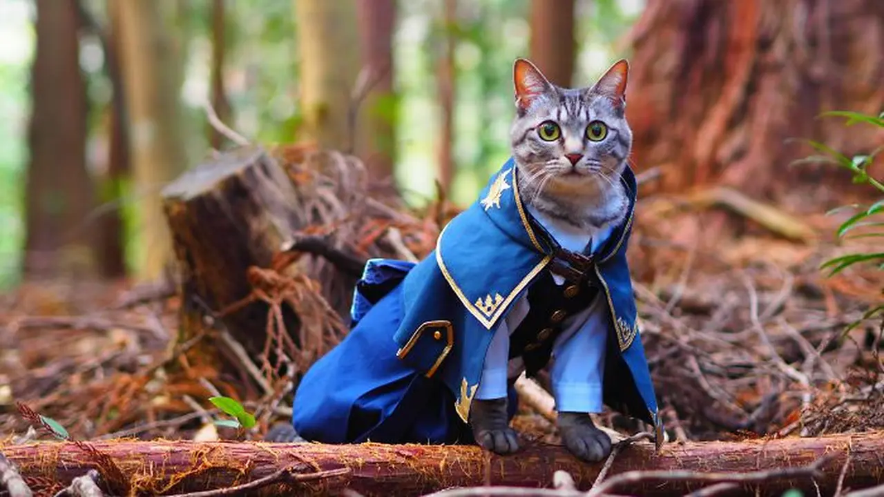 kucing cosplay