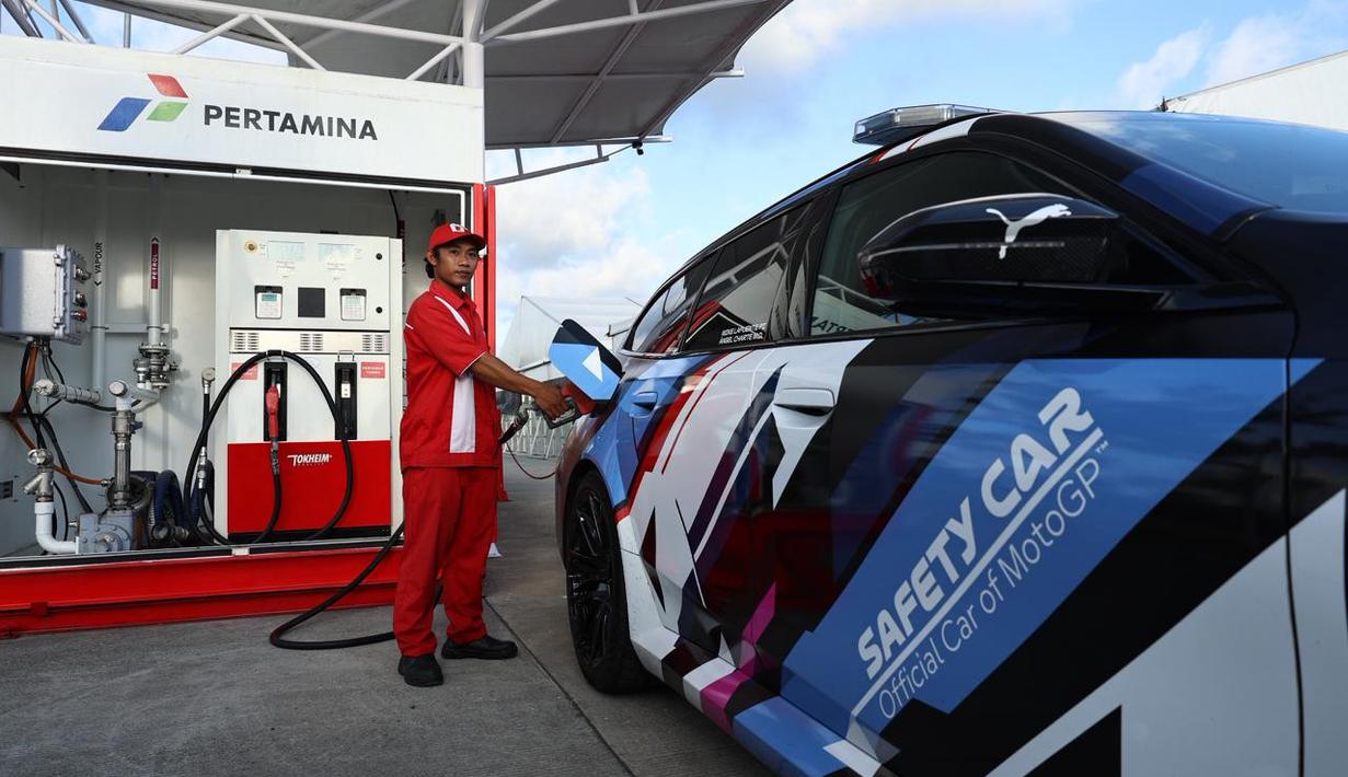 MotoGP Indonesia 2025, Pertamina Hadirkan SPBU Modular untuk Safety Car