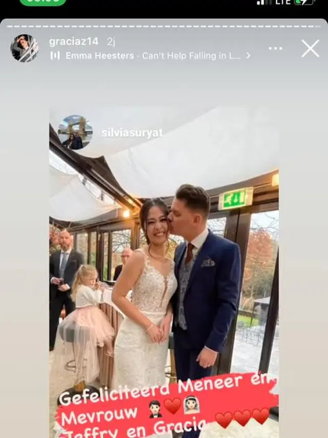 7 Momen Pernikahan Gracia Indri dan Jefri, Digelar di Belanda