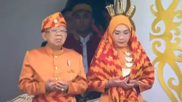 Adu Gaya Presiden Jokowi-Prabowo Subianto Vs Wakil Presiden Ma’ruf Amin-Gibran Hadiri Upacara HUT ke-79 RI di Istana Berbeda