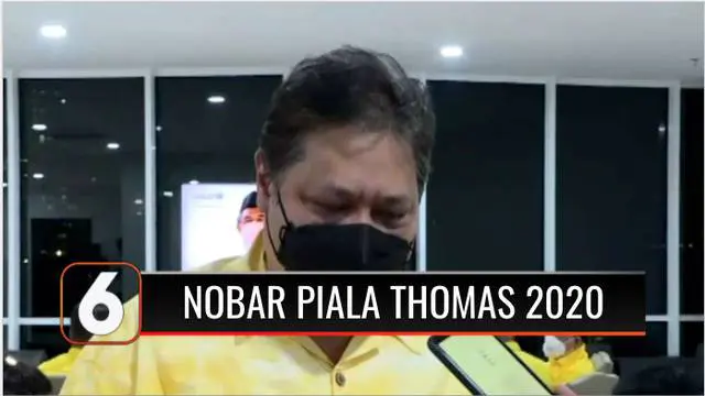 Indonesia merebut kembali juara Piala Thomas setelah mengalahkan China 3-0. Dukungan diberikan seluruh masyarakat Indonesia termasuk Ketua Umum Golkar Airlangga Hartarto, yang menggelar nobar di kantor DPP Golkar.