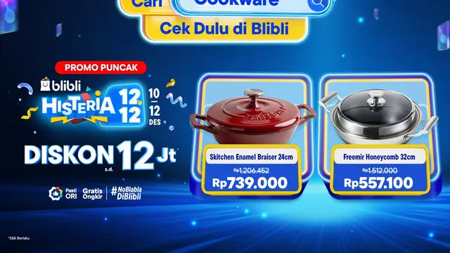 Kurasi Terbaik Promo Puncak Histeria 12.12: Penawaran Brand Terkemuka dari iPhone Air hingga Home Living untuk Melengkapi Momen Akhir Tahun