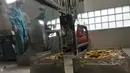 Proses pengeringan bahan jamu menggunakan mesin pemanas khusus, Jateng, Selasa (31/3/2015). Jamu dipercaya oleh masyarakat Indonesia secara turun temurun bisa mengobati berbagai macam penyakit.(Liputan6.com/Johan Tallo)