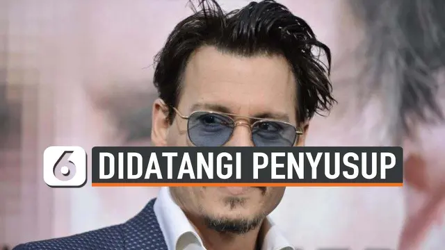 MANSION JOHNNY DEPP DIDATANGI PENYUSUP, SAMPAI NUMPANG MANDI