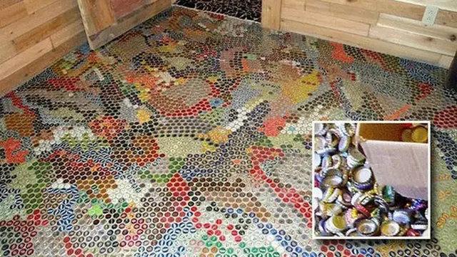 Desain Lantai Rumah Unik Ada Yang Terbuat dari Uang Koin Hingga Tutup Botol