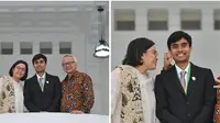 Anak nomor dua Sri Mulyani, Adwin Haryo Indrawan telah menyelesaikan pendidikan dokter spesialis penyakit dalam. (Dok Instagram @smindrawati)