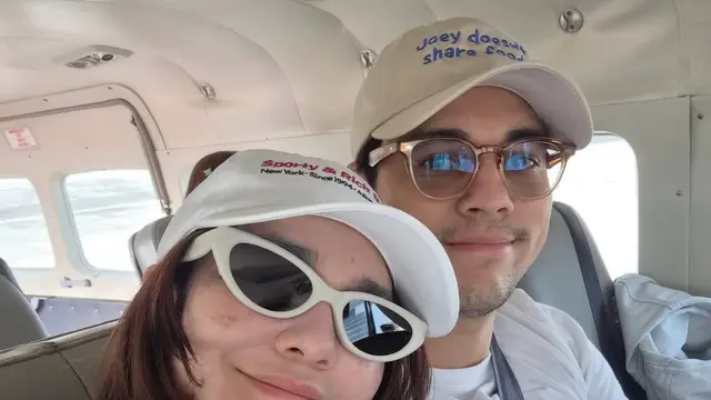 Luna Maya saat Liburan Tahun Baru bersama suami. [@lunamaya]