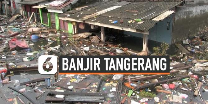 VIDEO: Banjir Tangerang Mulai Surut, Warga Masih Mengungsi