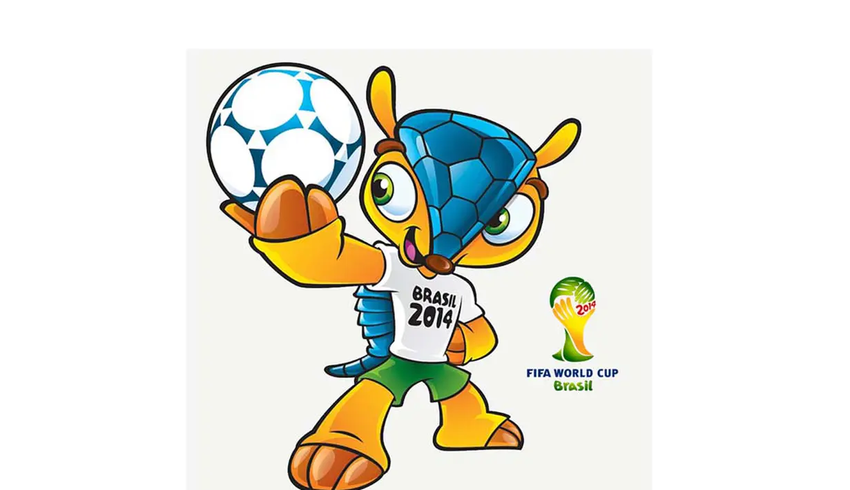 Fuleco adalah nama armadillo yang terpilih sebagai maskot Piala Dunia 2014. Nama Fuleco adalah berasal dari kata "Futebol" ("Football") dan "Ecologia" ("Ecology") (Istimewa).
