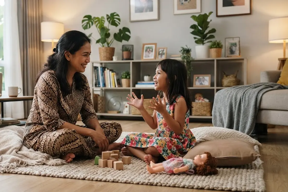 anak dan ibu