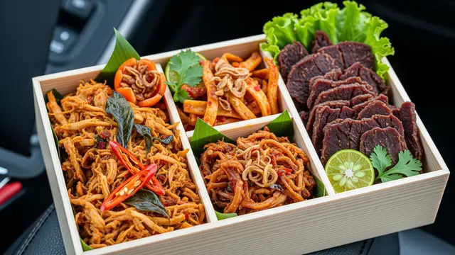 Ide Lauk Kering untuk Bekal Perjalanan Mudik Jauh/Gemini AI